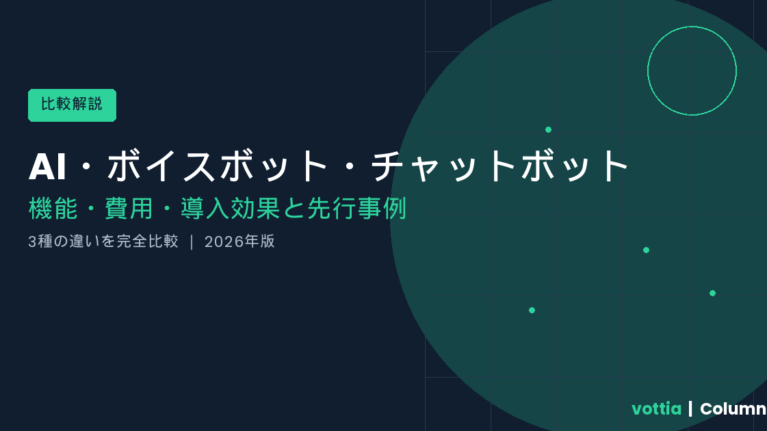 AIエージェント チャットボット 違い