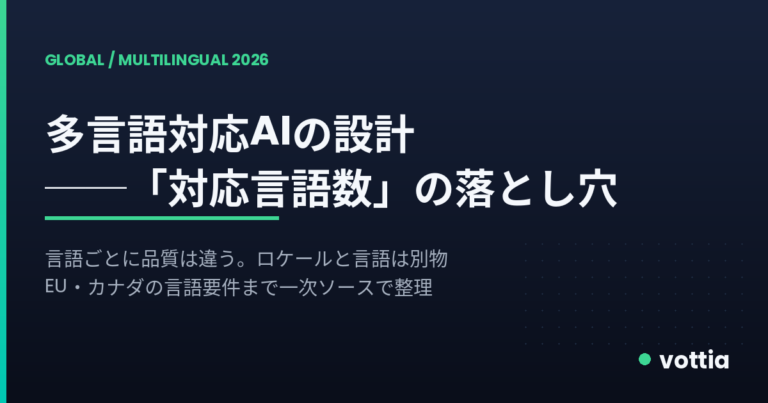 多言語対応AIの設計